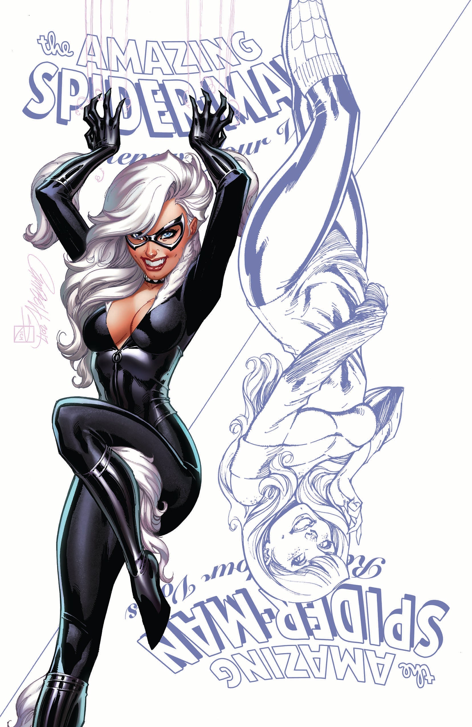 Amazing Spider-Man Renew Your Vows #13 Leg Unknown Comic Books Exclusive J. Scott Campbell Black Cat 11/22/2017 - Collectors World Toys Main image
