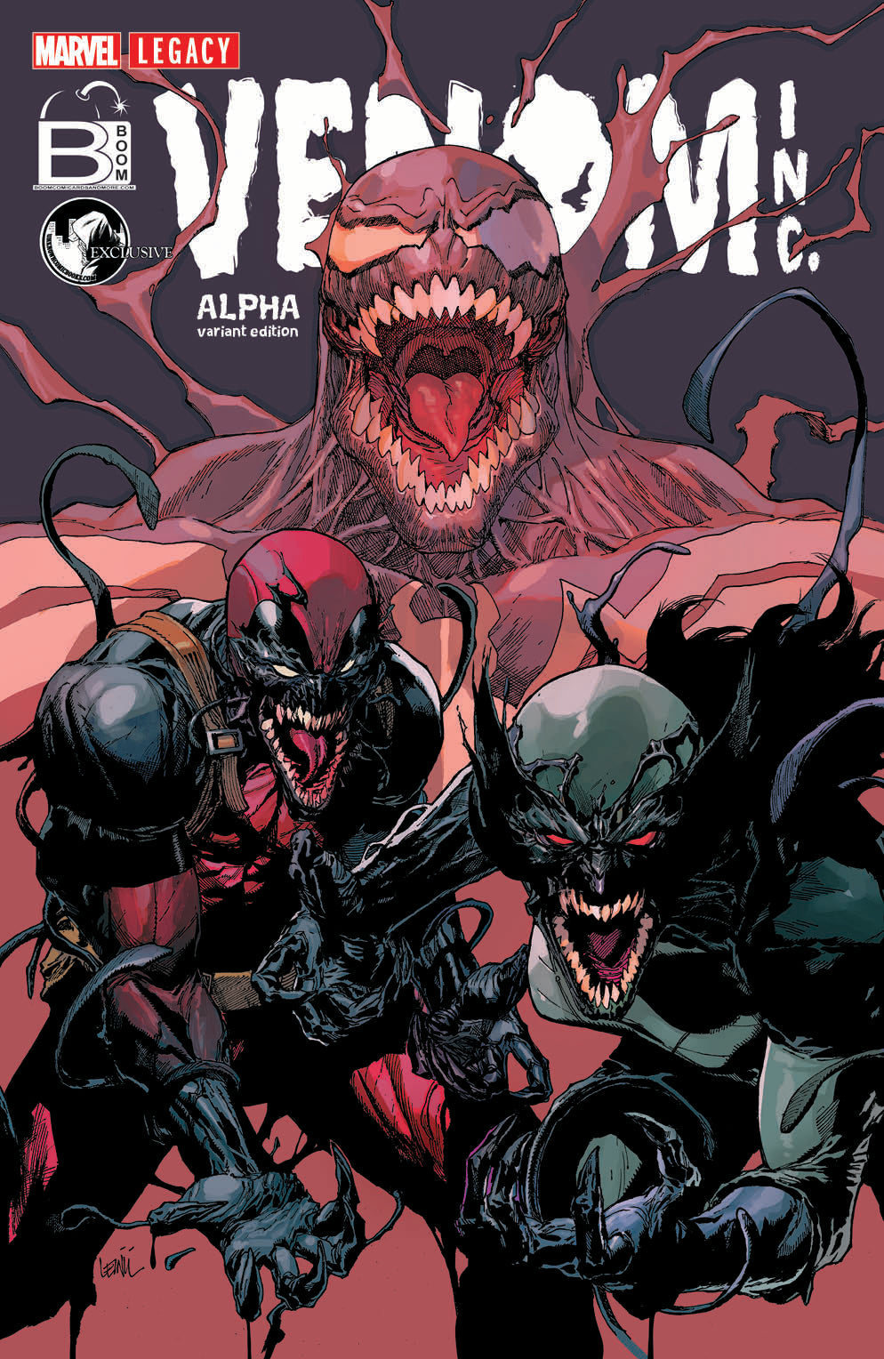 Amazing Spider-Man Venom Inc Alpha #1 Leg Unknown Comic Books Exclusive Leinil Yu Cvr A 12/6/2017 - Collectors World Toys Main image