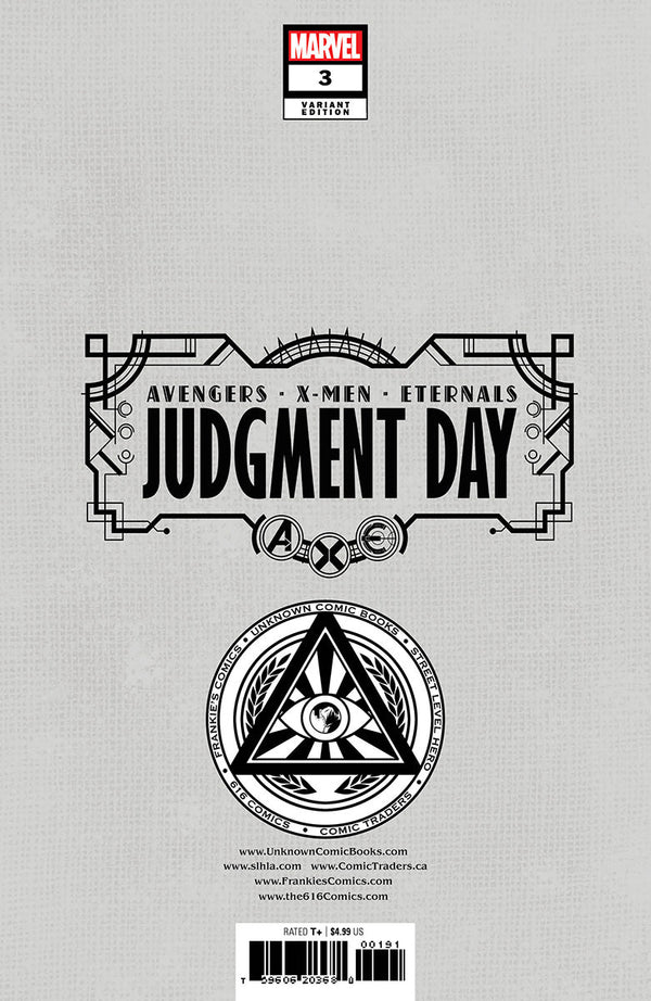 A.X.E.: Judgment Day #3 [Axe] Unknown Comics David Nakayama Hellfire Exclusive Virgin Var (08/24/2022) - Collectors World Toys