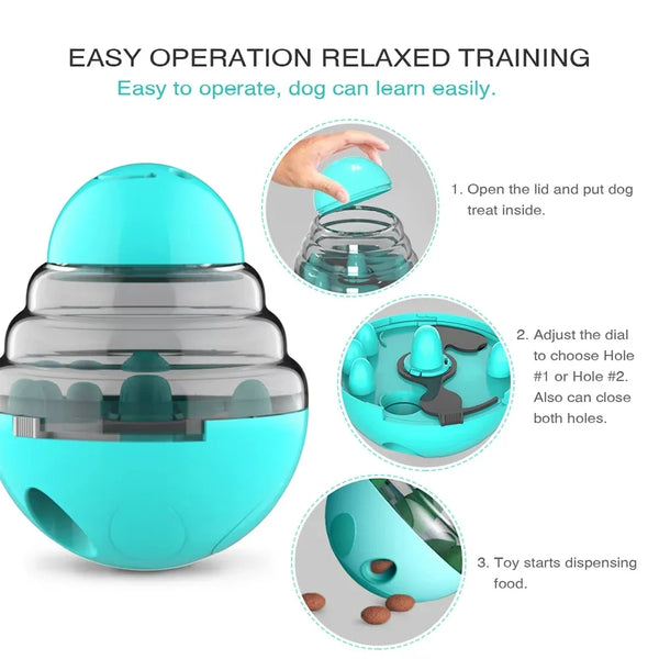 Interactive Dog Toy Slow Feeder – IQ Boosting Puzzle for Dogs & Cats