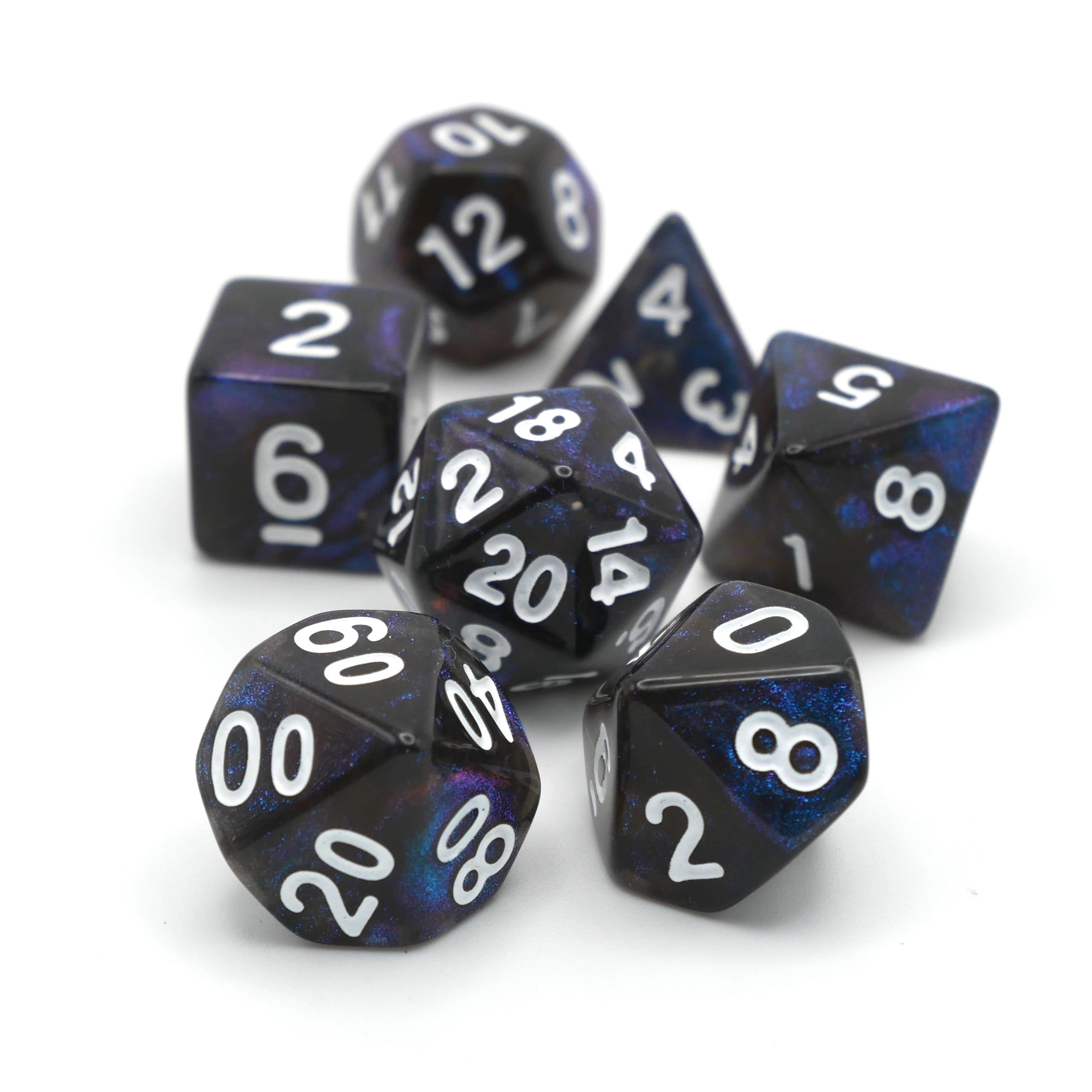 Aerodactyl's Wings - 7 Piece DnD Dice Set | Acrylic RPG Gaming Dice Main image