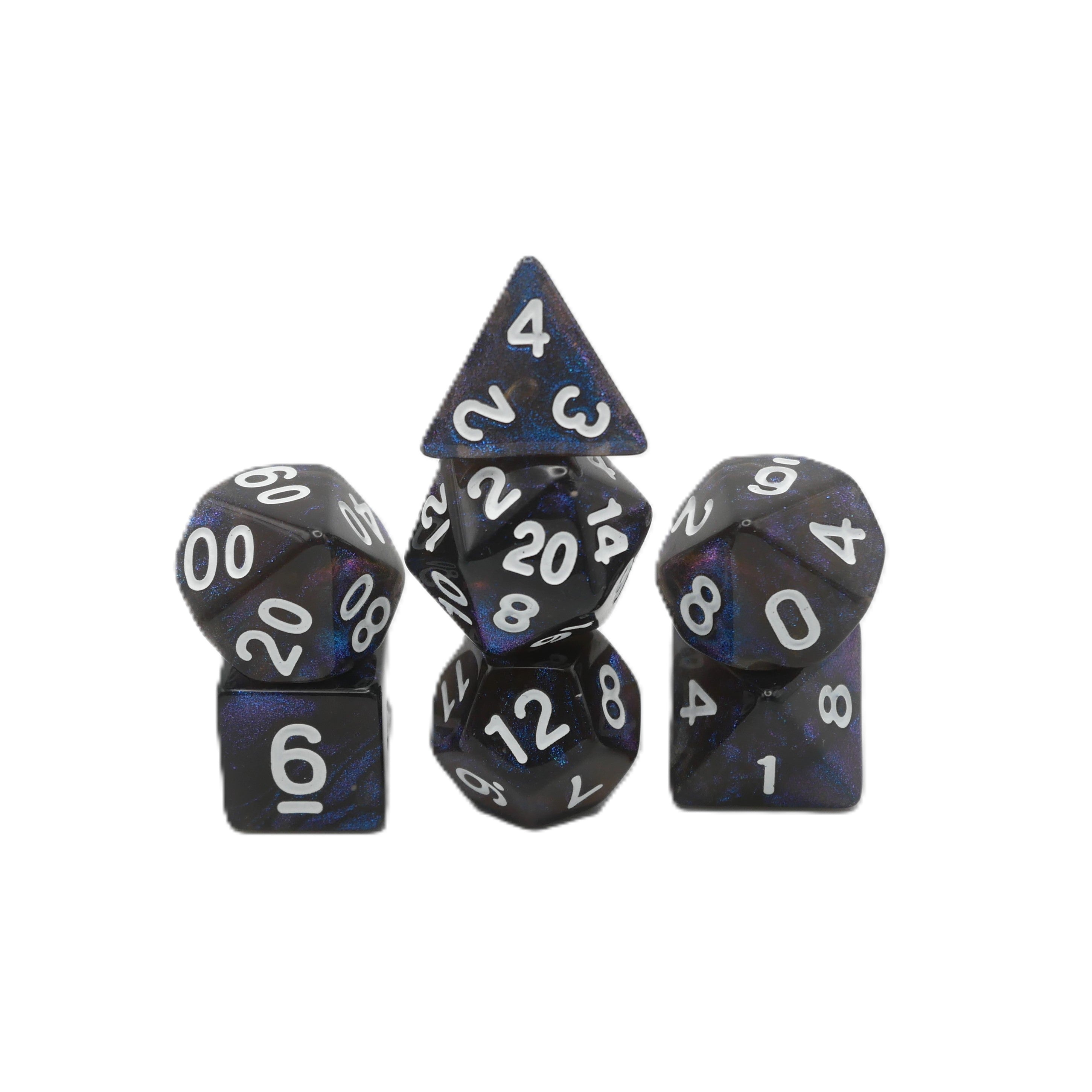 Aerodactyl's Wings - 7 Piece DnD Dice Set | Acrylic RPG Gaming Dice - Collectors World Toys