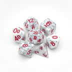 Alabaster Malphite - 7 Piece DnD Dice Set | Acrylic RPG Gaming Dice - Collectors World Toys