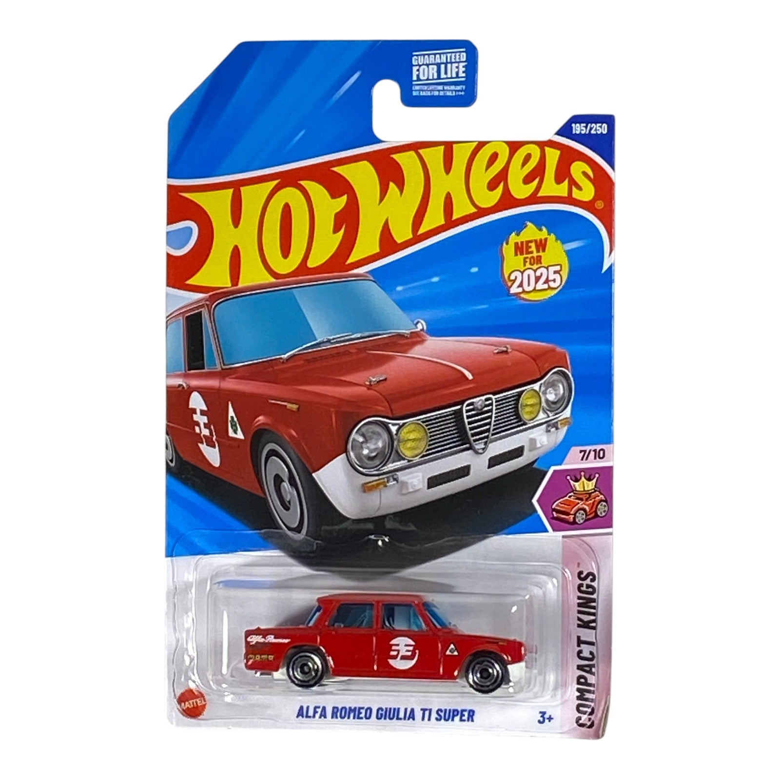 Hot Wheels Alfa Romeo Giulia TI Super - Compact Kings Series 7/10 Main image