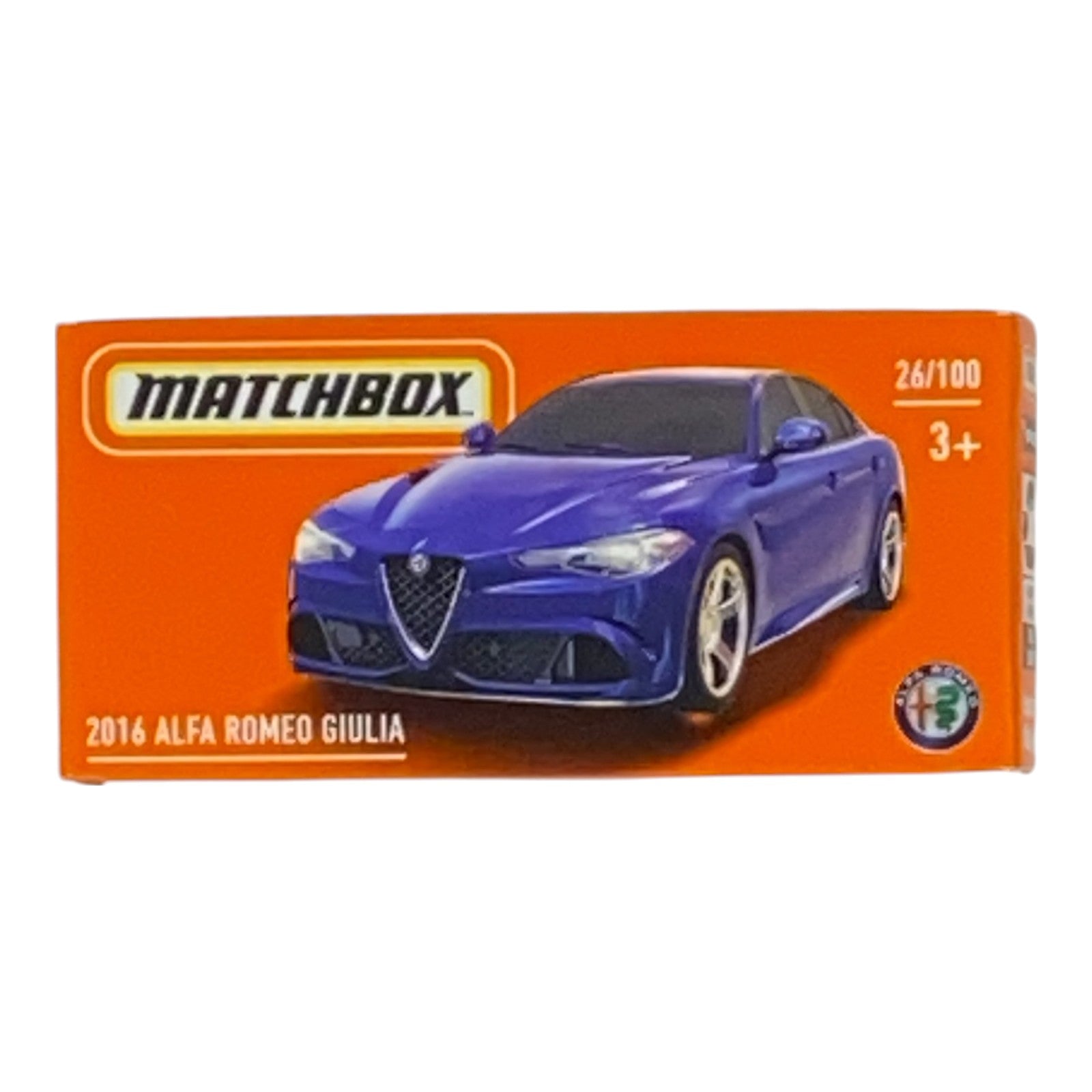 Matchbox 2016 Alfa Romeo Giulia - Power Grabs - Matchbox Series 26/100 Main image