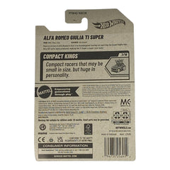 Hot Wheels Alfa Romeo Giulia TI Super - Compact Kings Series 7/10 - Collectors World Toys