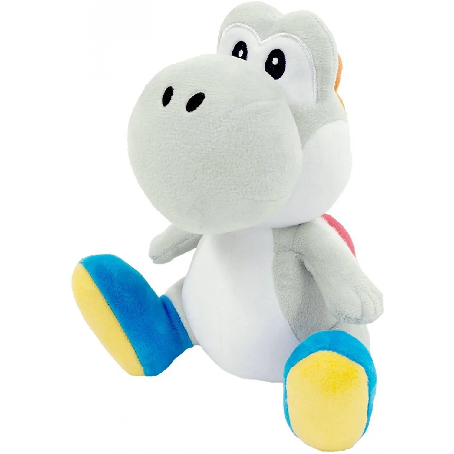 Super Mario All Star Yoshi - White Yoshi Plush, 7"