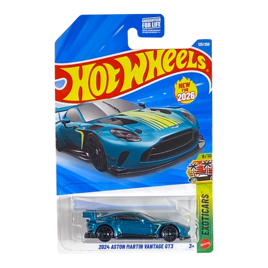 Hot Wheels 2024 Aston Martin Vantage GT3 - Exoticars Series 9/10