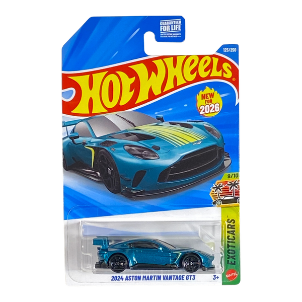 Hot Wheels 2024 Aston Martin Vantage GT3 | Exoticars Series 9/10