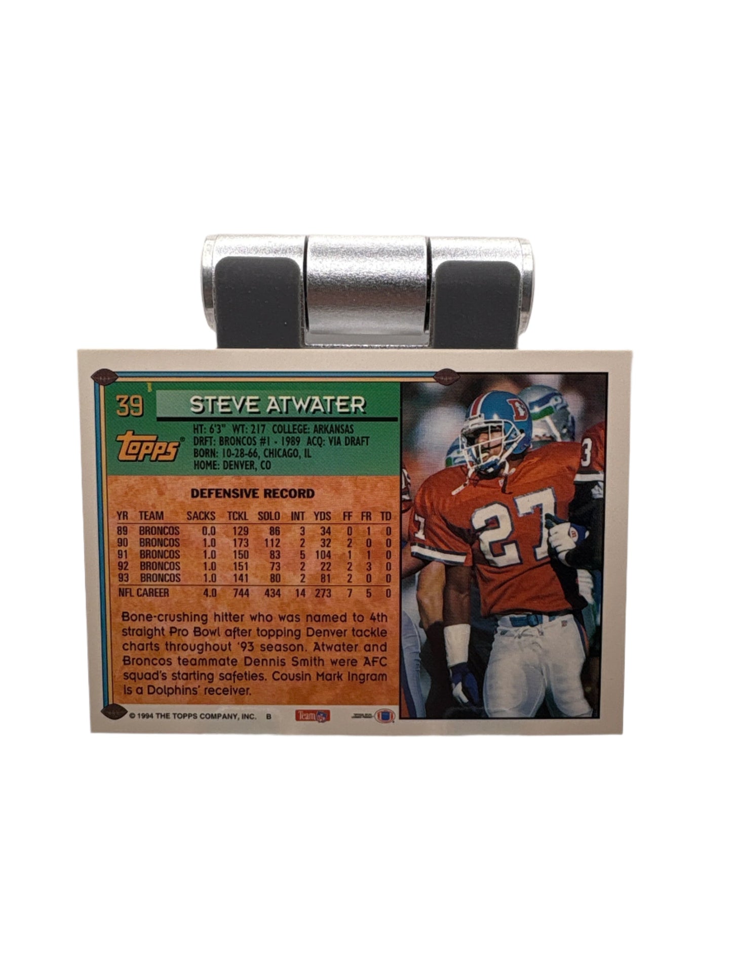 Topps Steve Atwater
