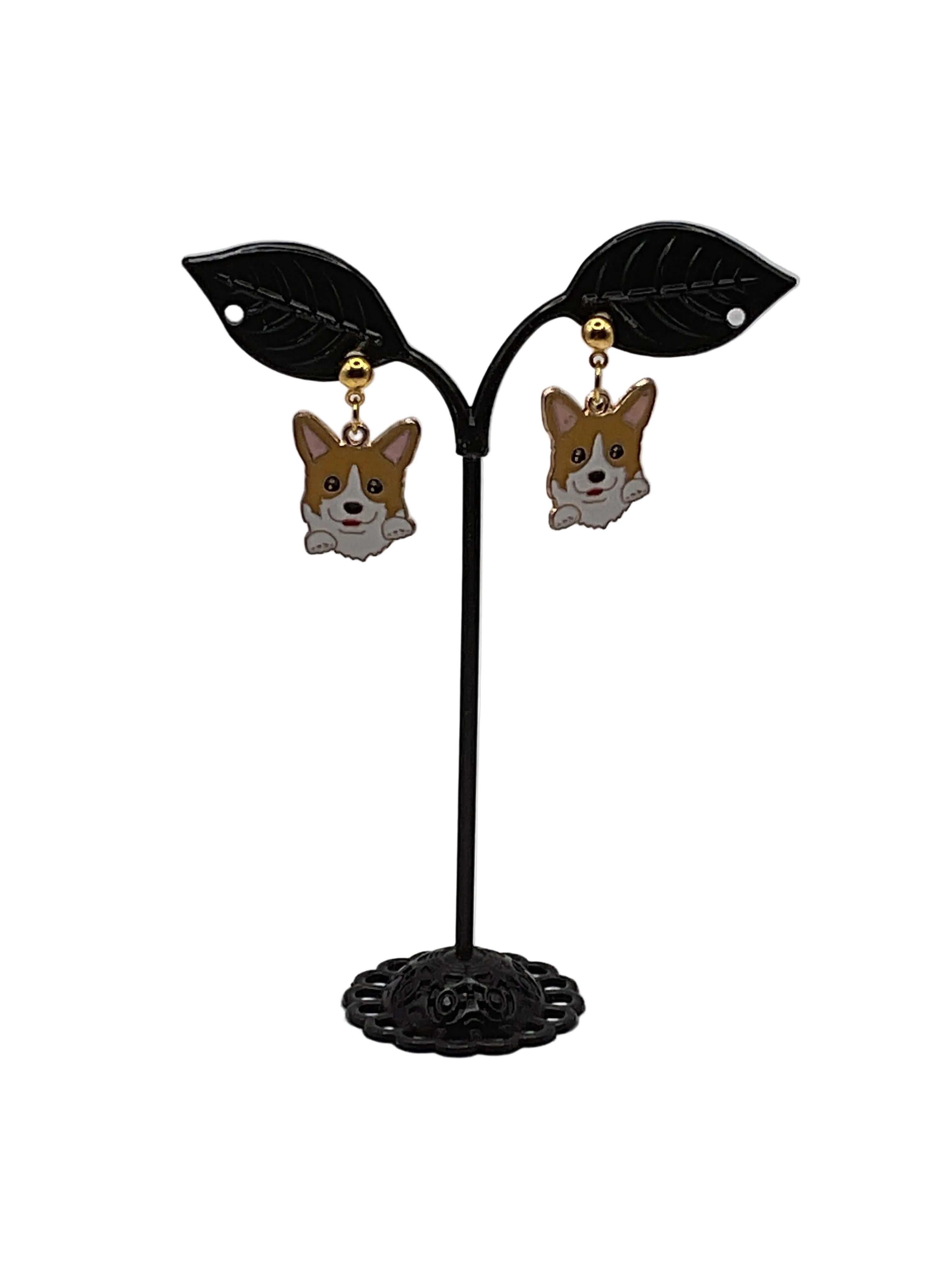 Dog Earrings