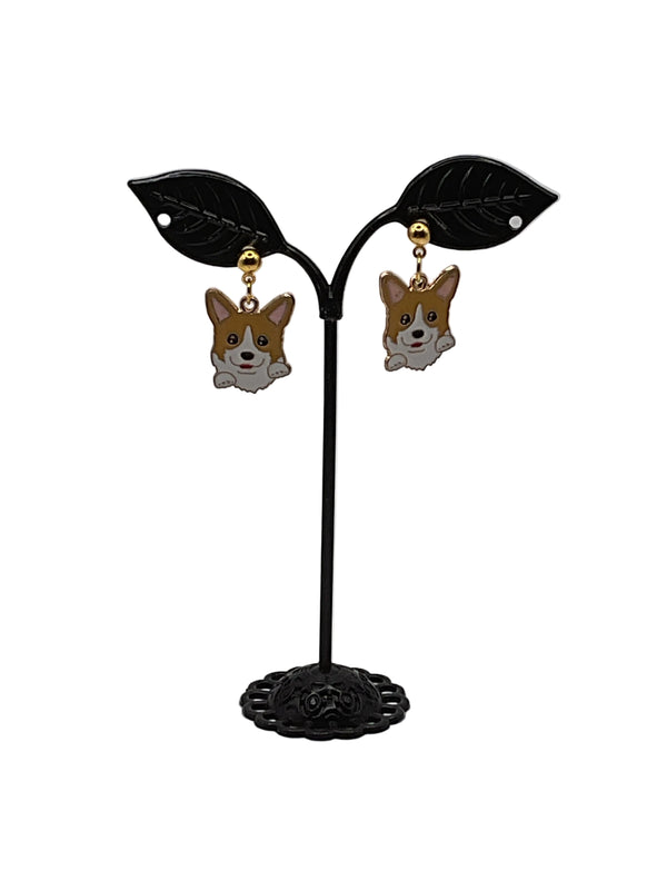 Dog Earrings