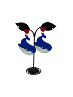 Blue Whale Earrings