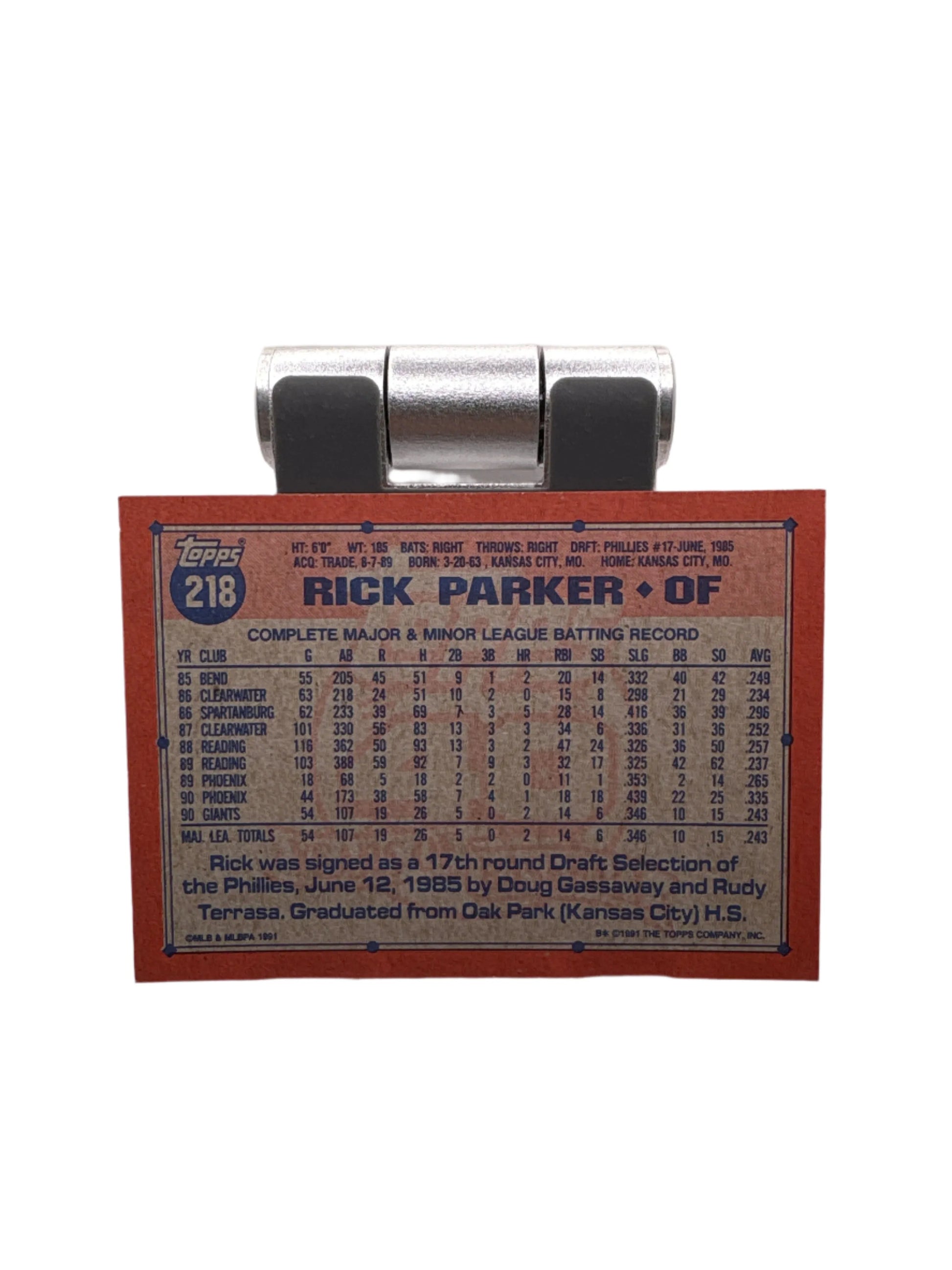 Topps Rick Parker