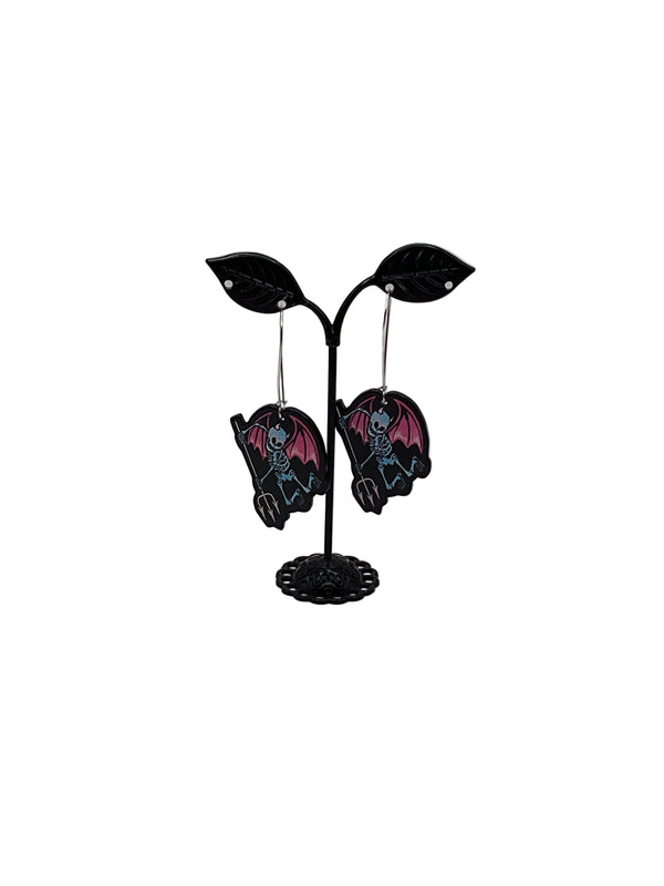 Devil Skeleton Earrings