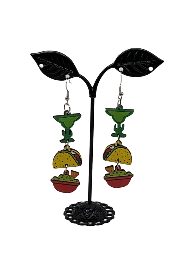 Mexican Dinner Earrings Hover Image