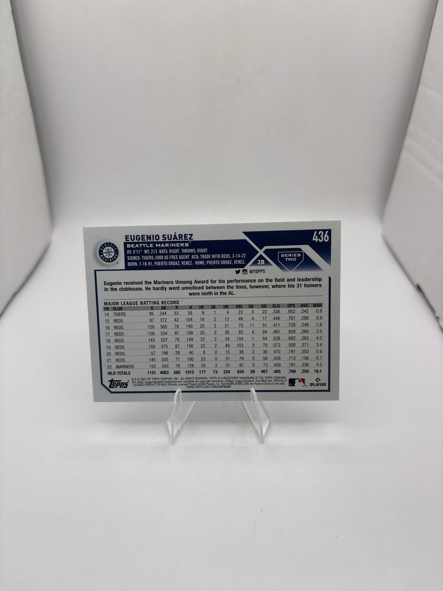 Topps Eugenio Suarez