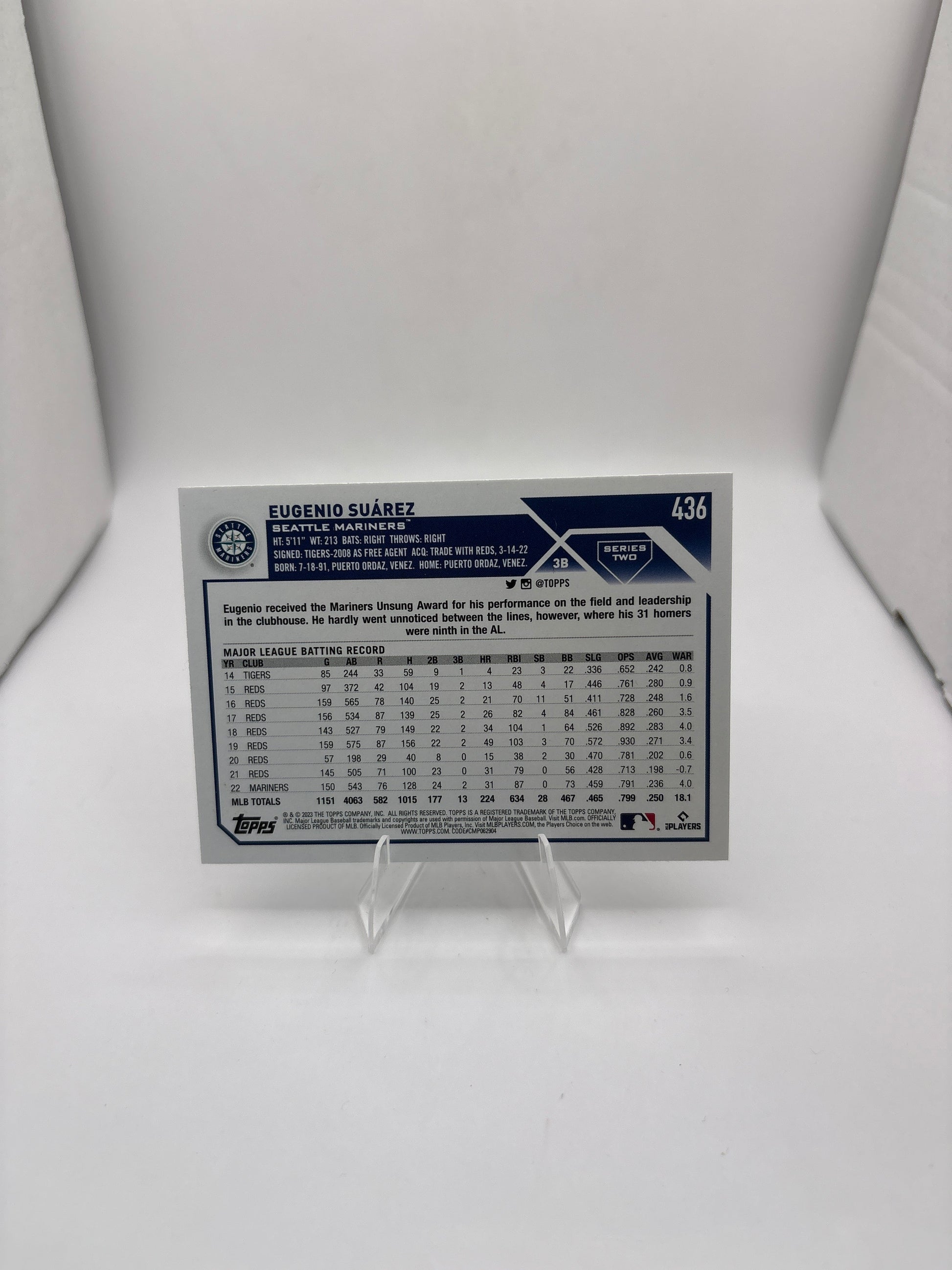 Topps Eugenio Suarez