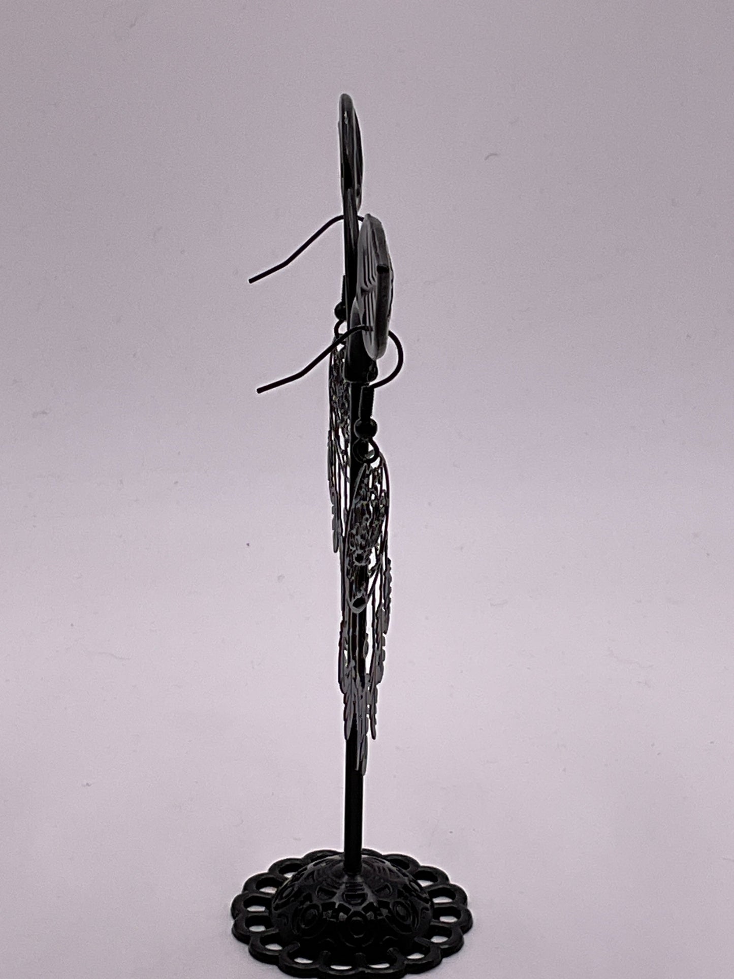 Black Dream Catcher Earrings