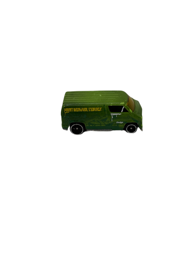 Hot Wheels Custom 77 Dodge Van Diecast Green Hover Image