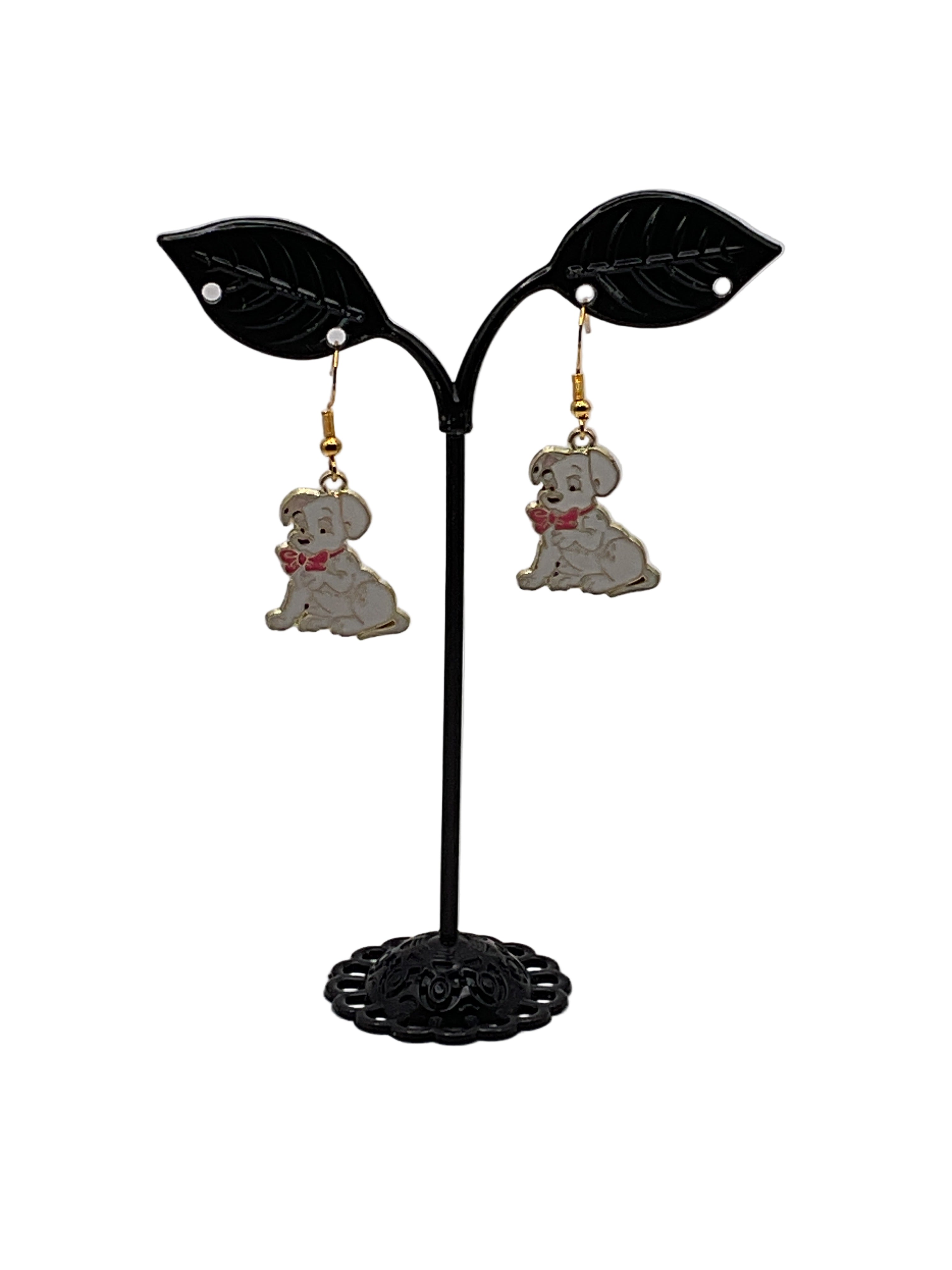 Dog earrings