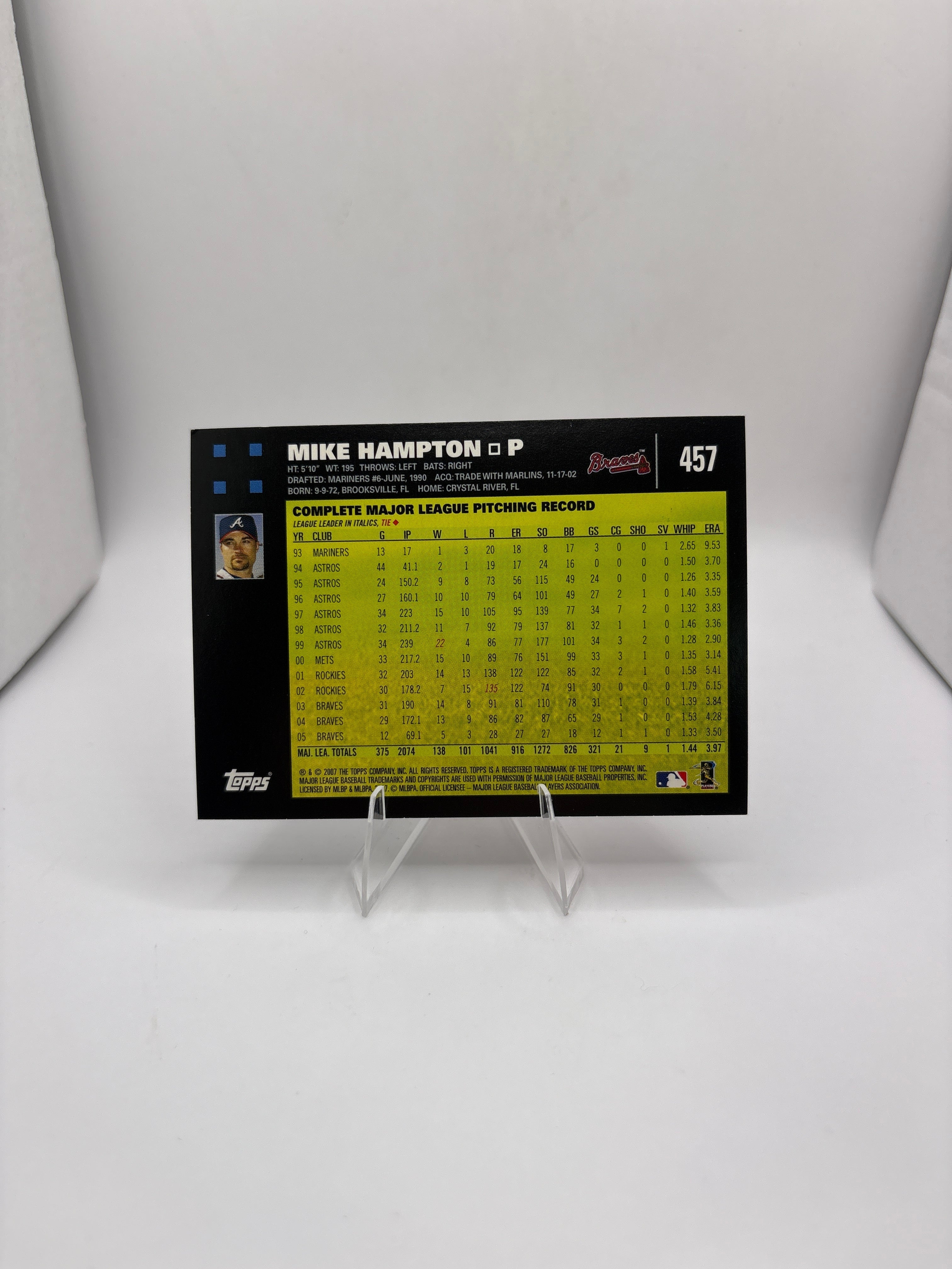 Topps Mike Hampton