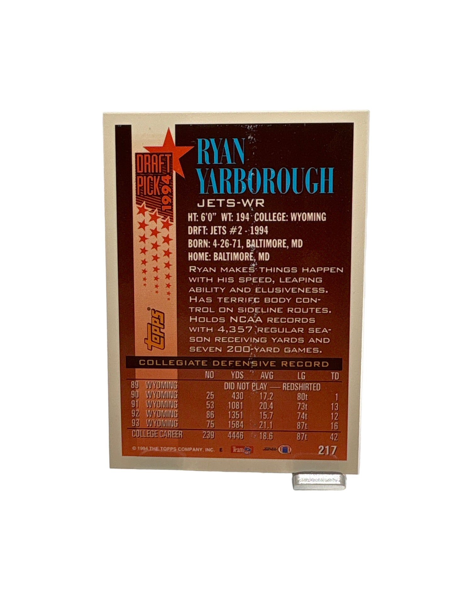 Topps Ryan Yarborough