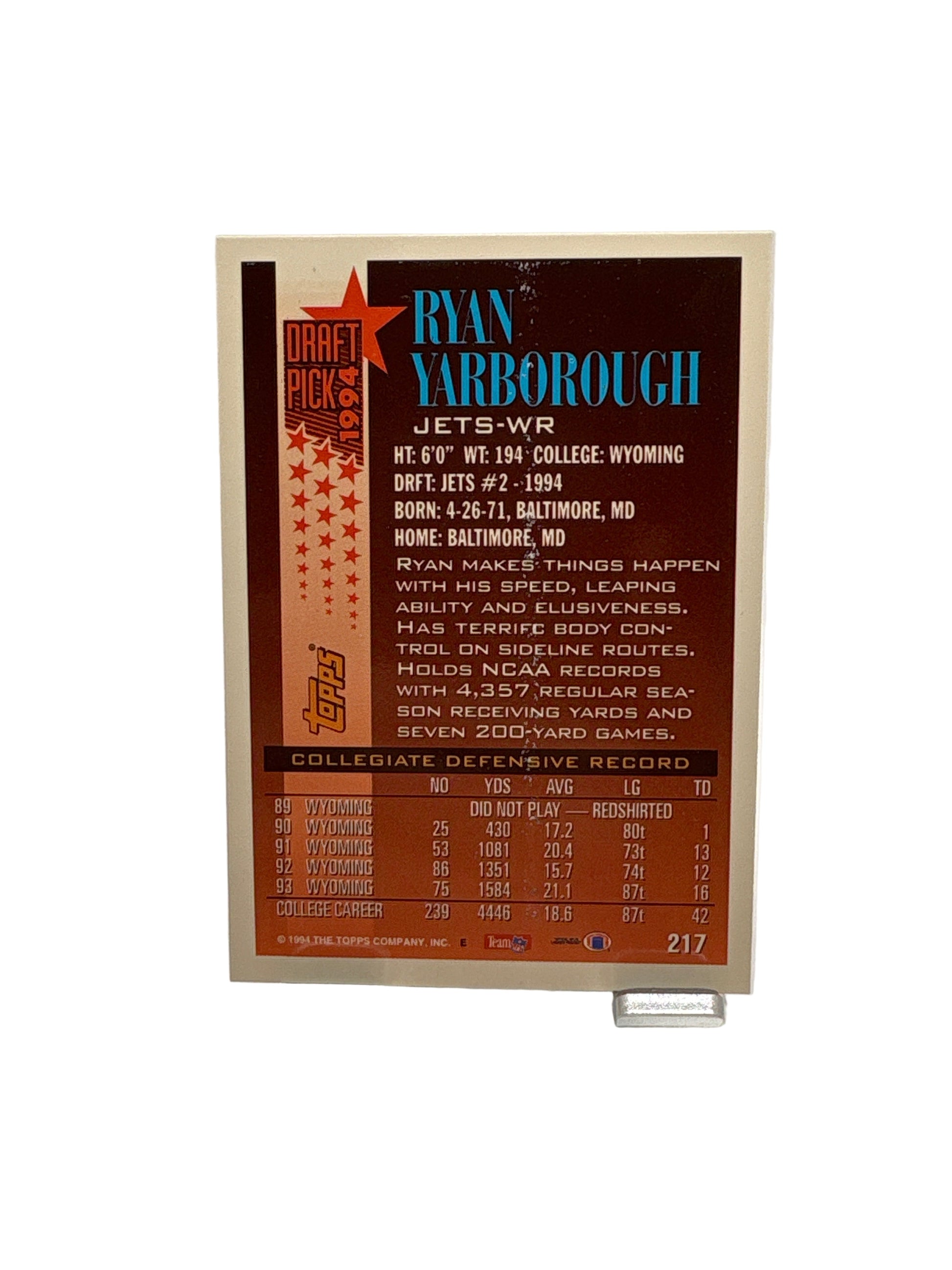 Topps Ryan Yarborough