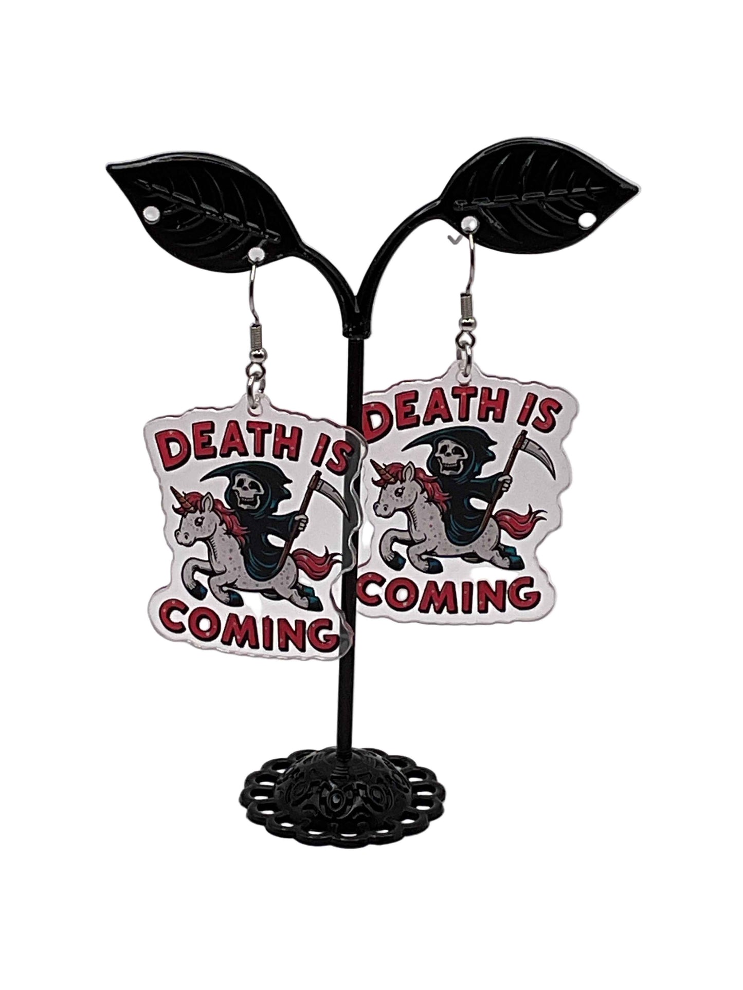 Death Is Coming Earrings