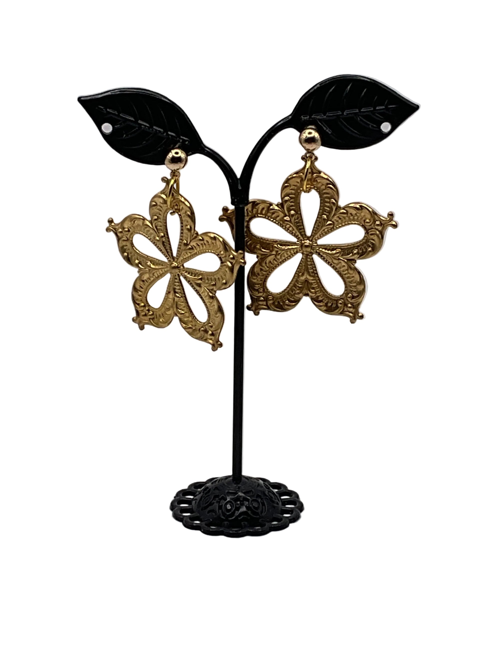 Five Petal Flower Earrings