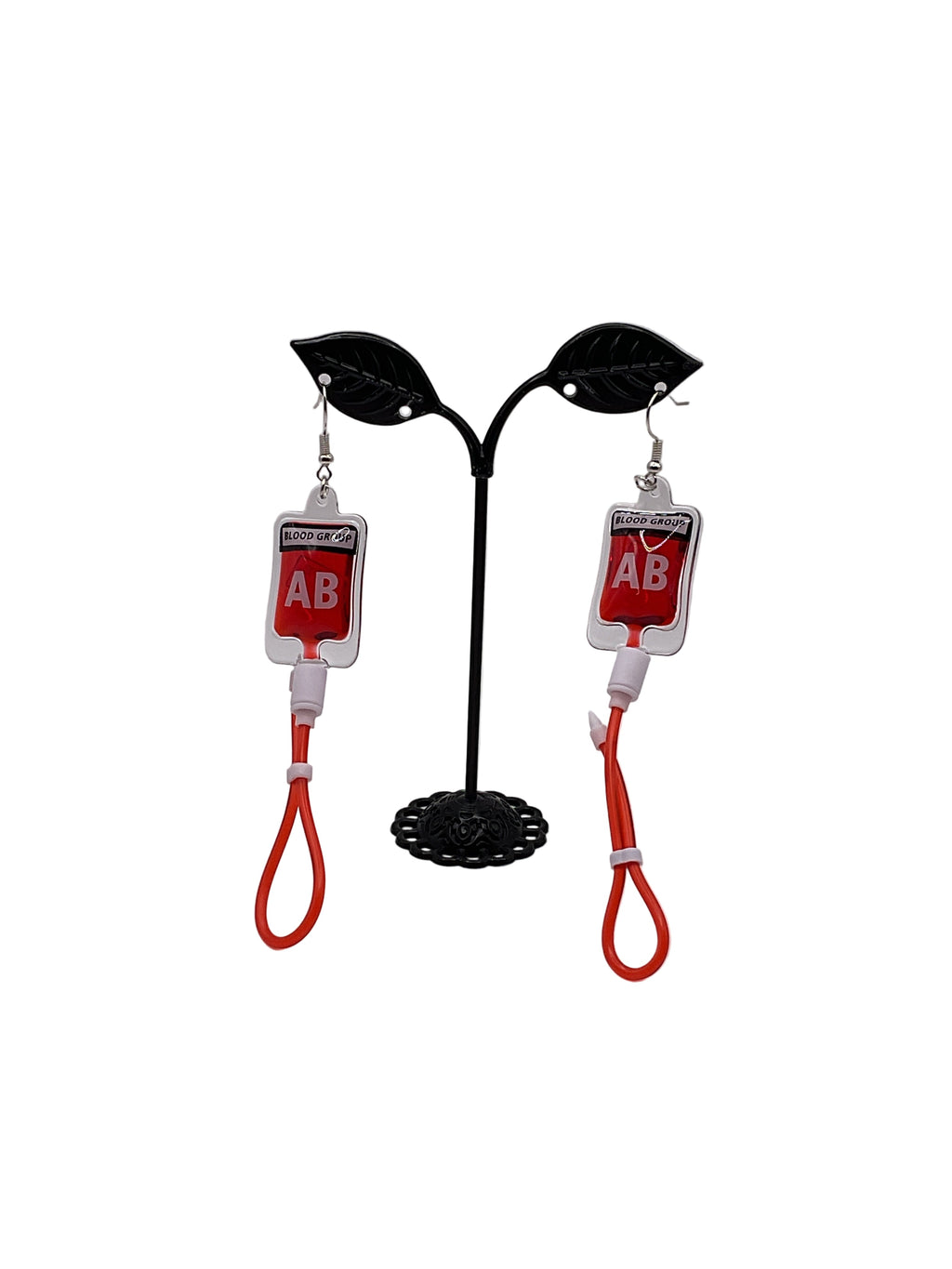 Blood Bag Earrings