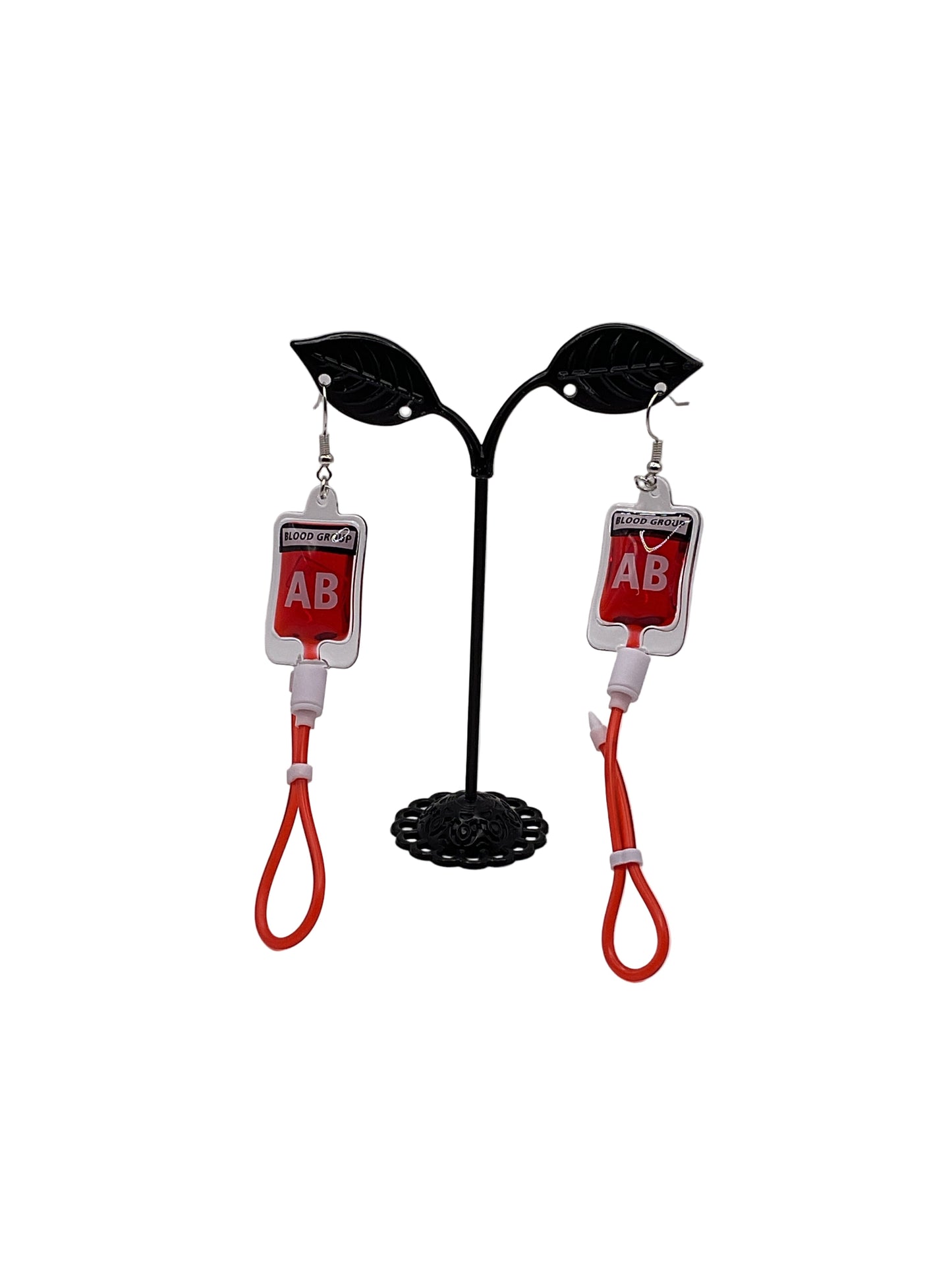 Blood Bag Earrings