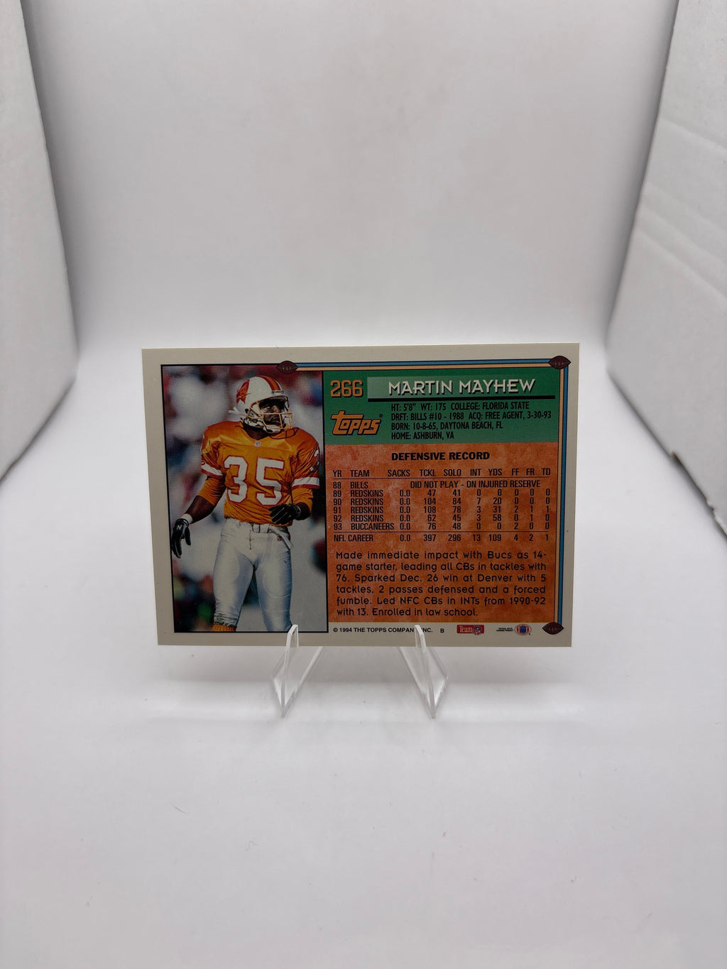 Topps Martin Mayhew