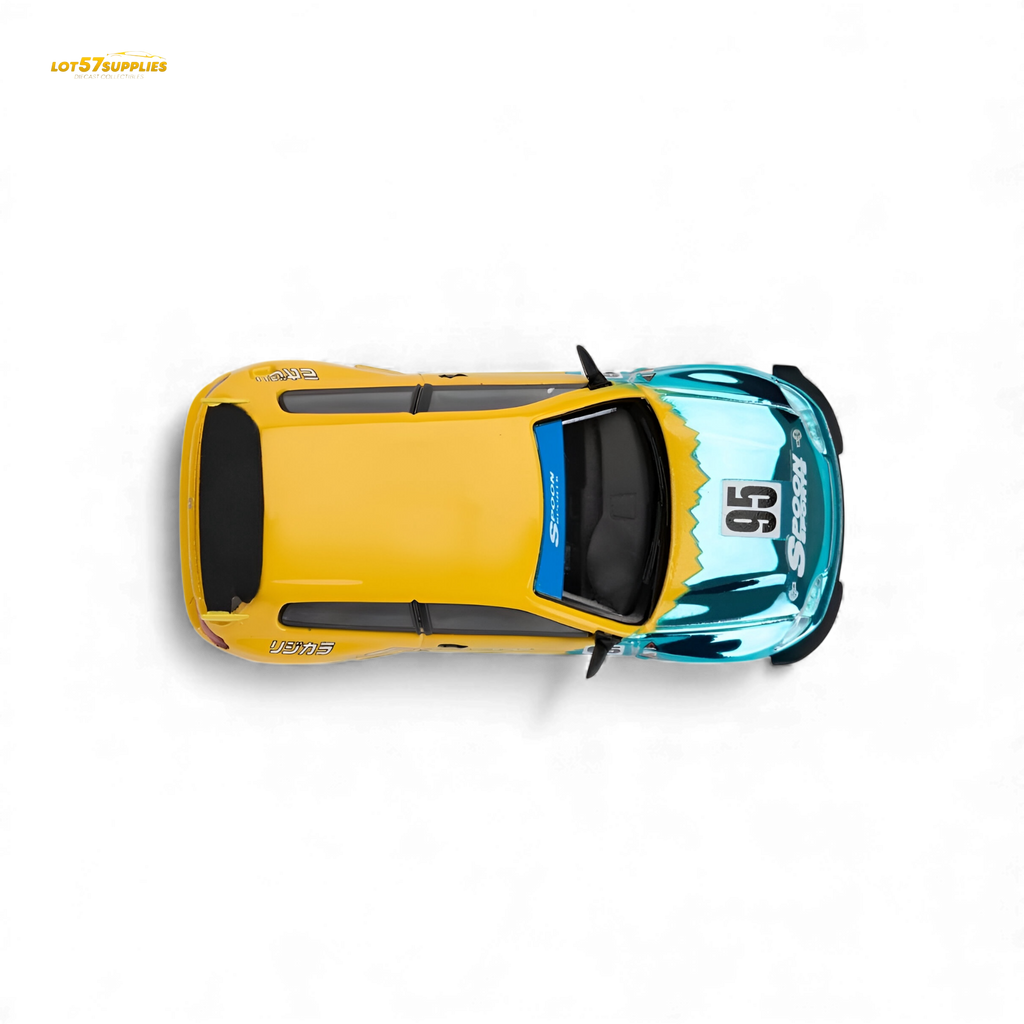 (Pre-Order) ET Model Pandem Civic EG6 Mk5 Rocket Bunny - Spoon Blue 1:64