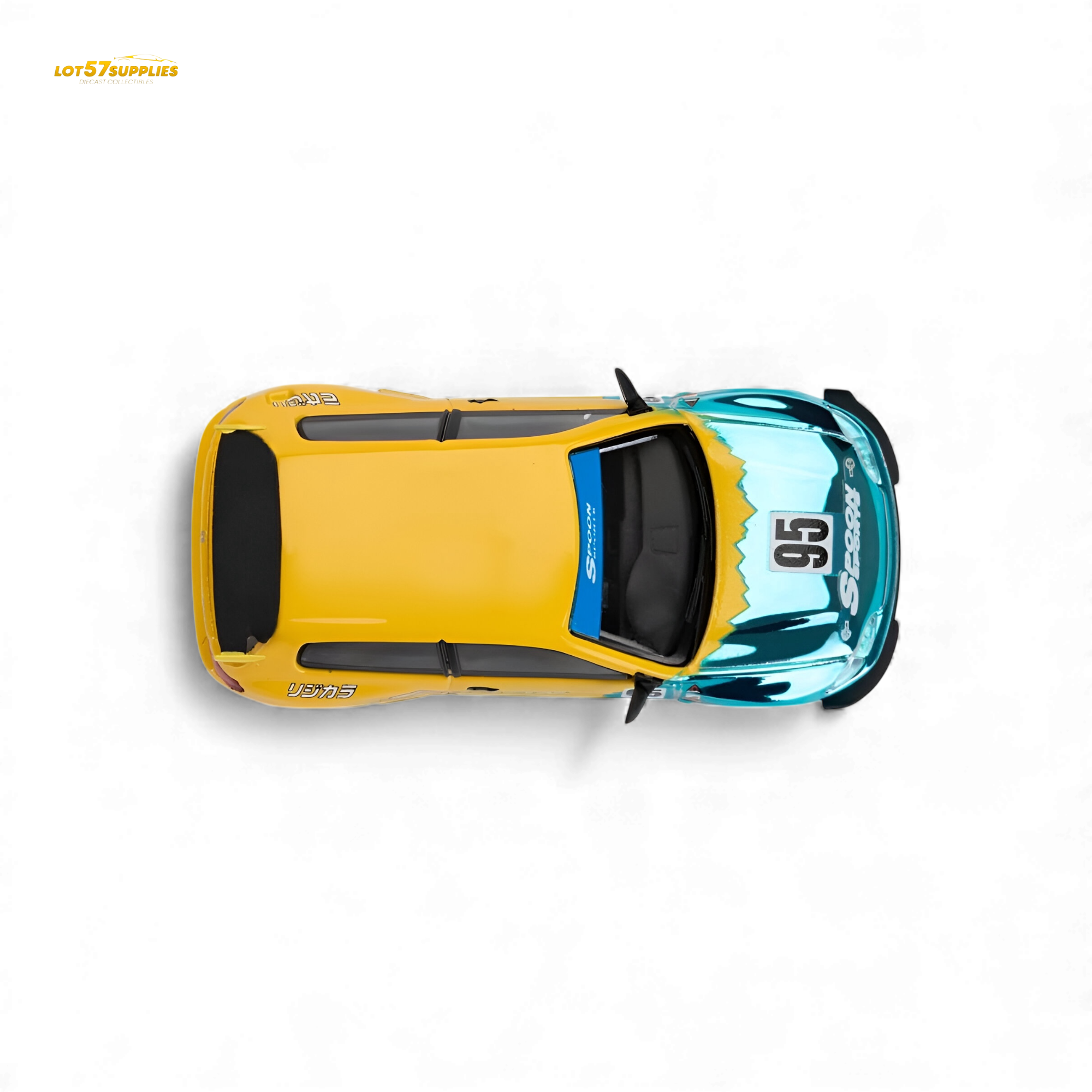 (Pre-Order) ET Model Pandem Civic EG6 Mk5 Rocket Bunny - Spoon Blue 1:64