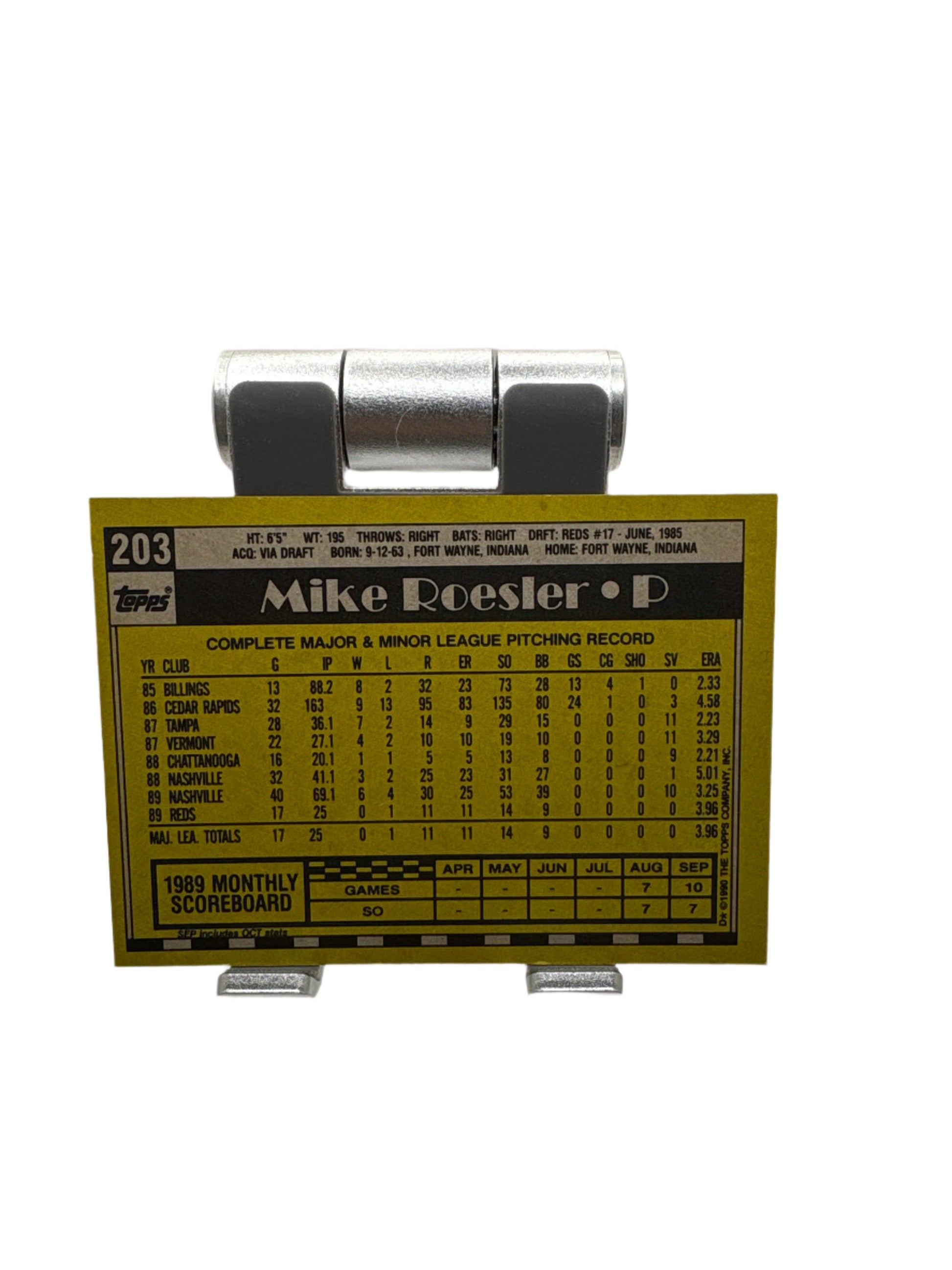 Topps Mike Roesler