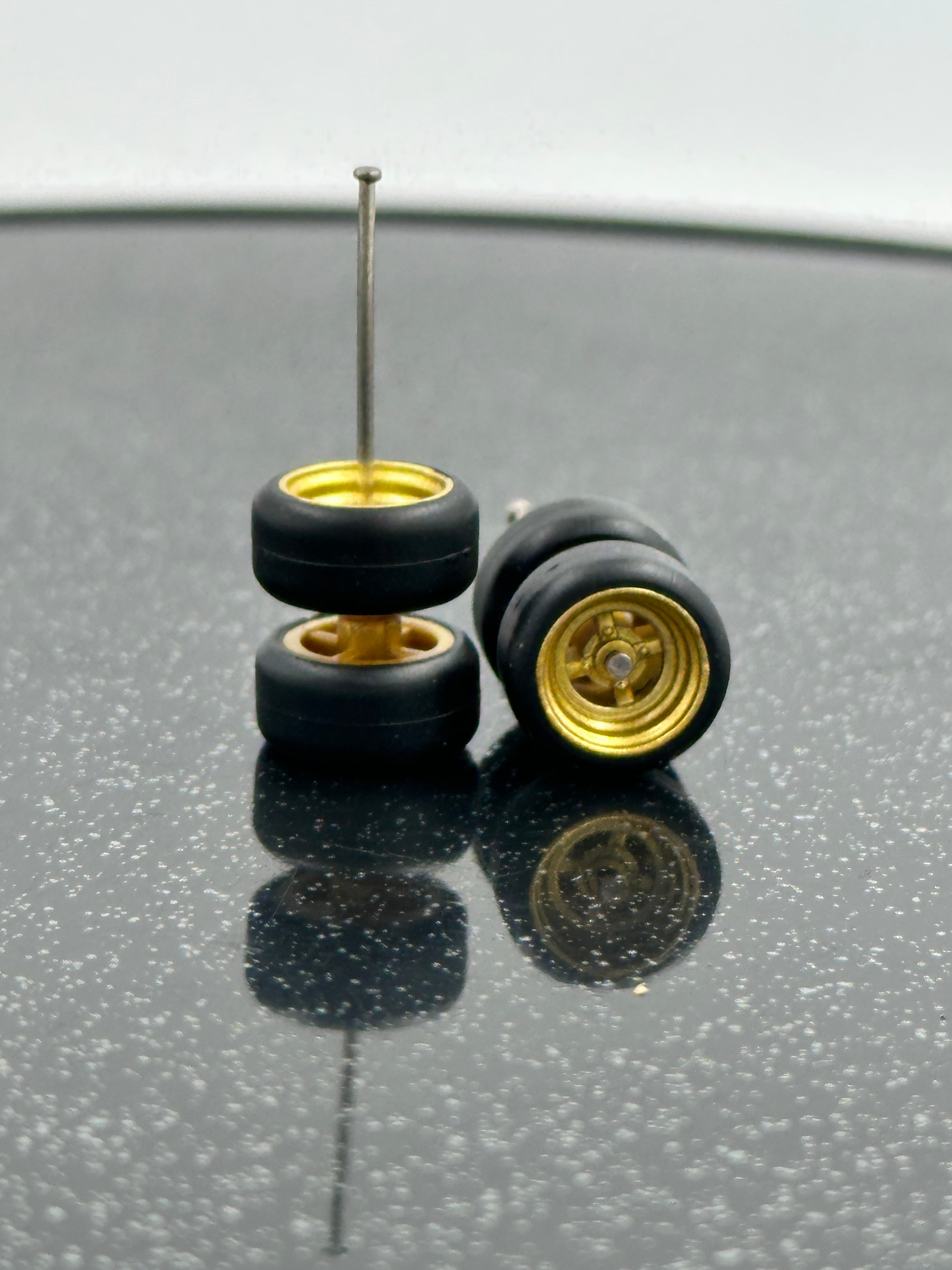 Rubber Wheels for Diecast Scale 1/64
