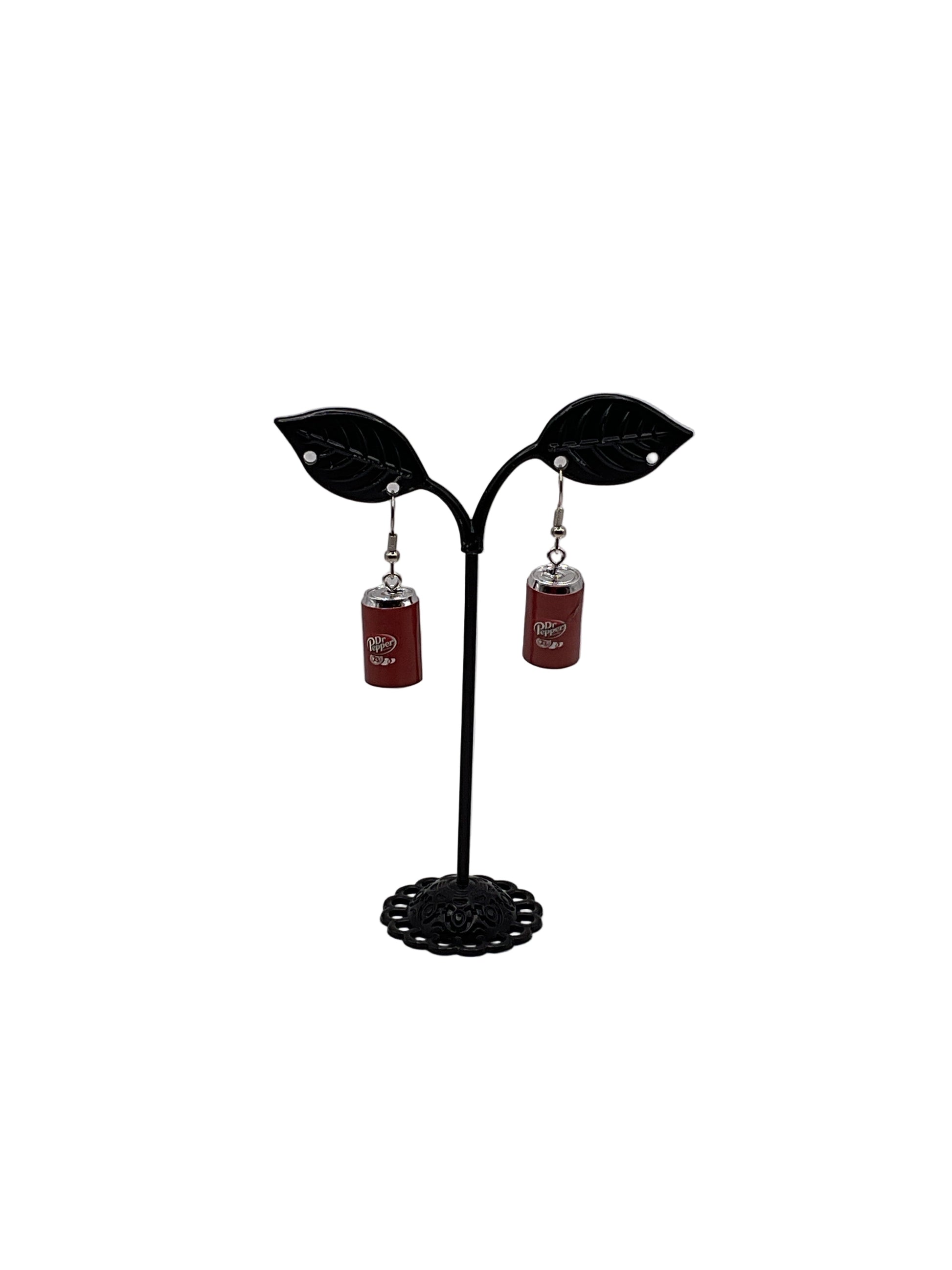 Dr. Pepper Earrings