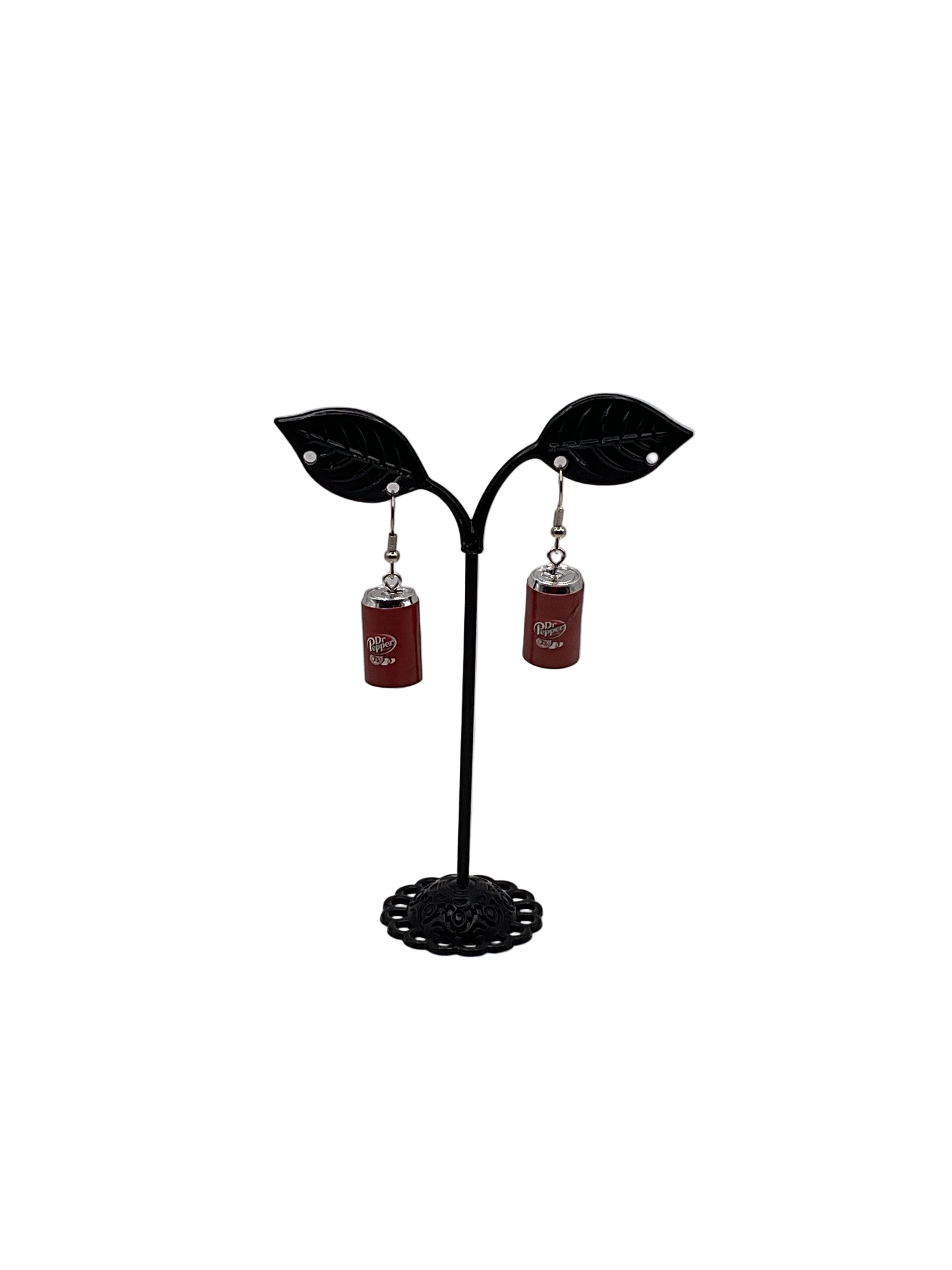 Dr. Pepper Earrings