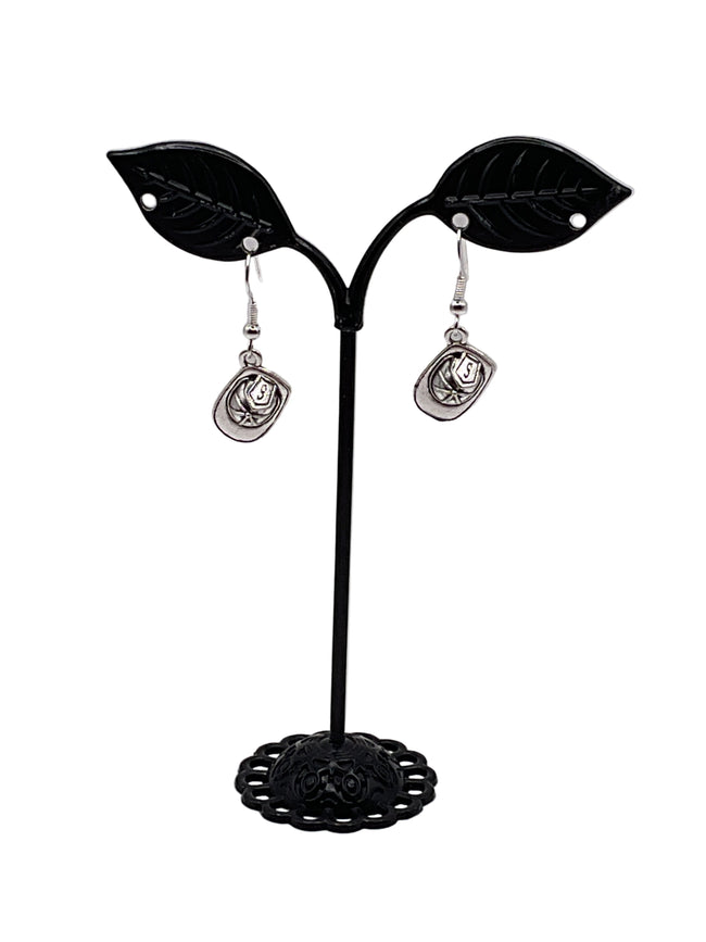 Fireman helmet earrings Hover Image