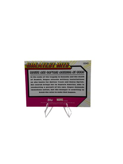 Topps Rogue And Captain America At Odds