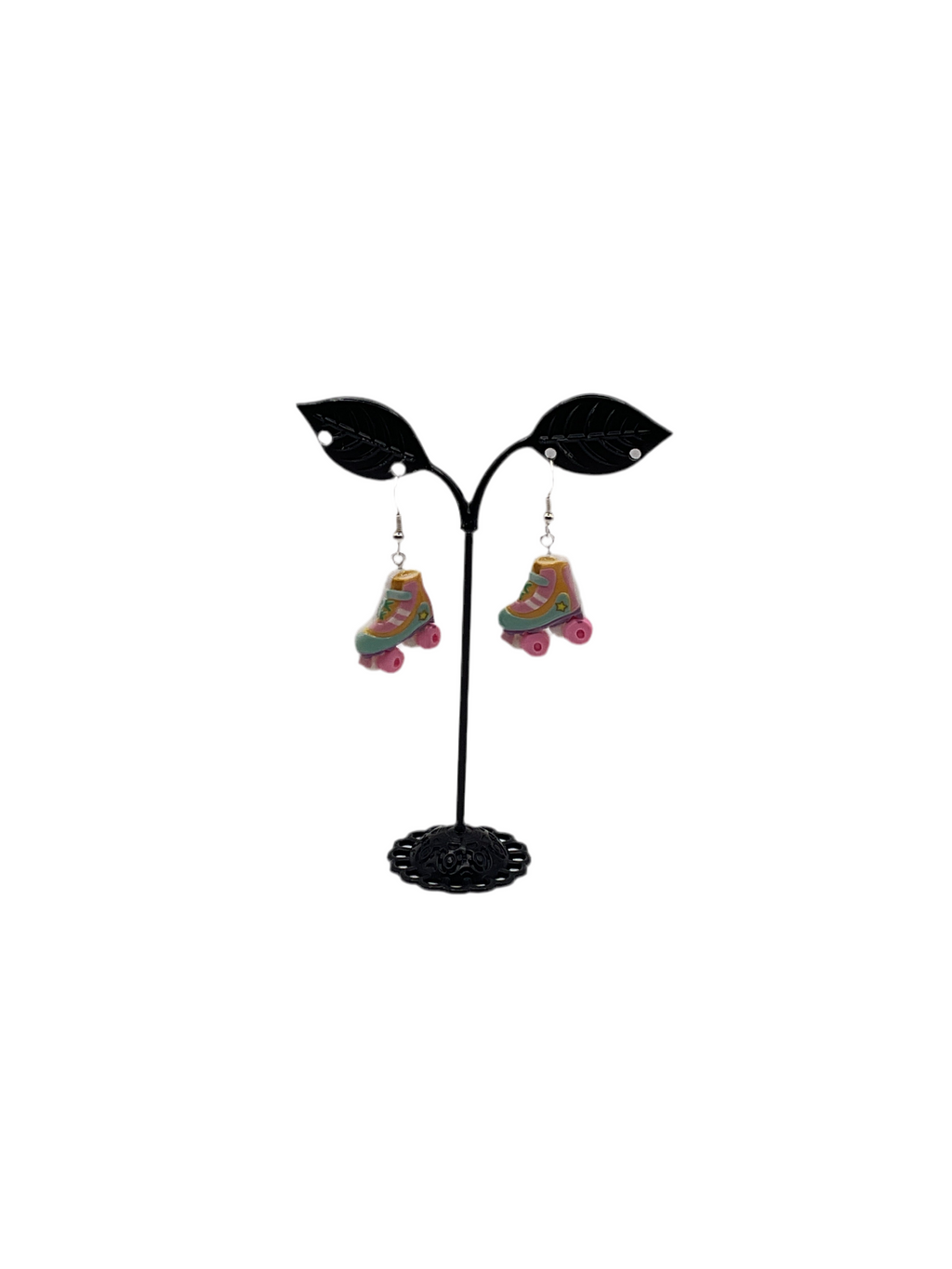 Roller skate earrings