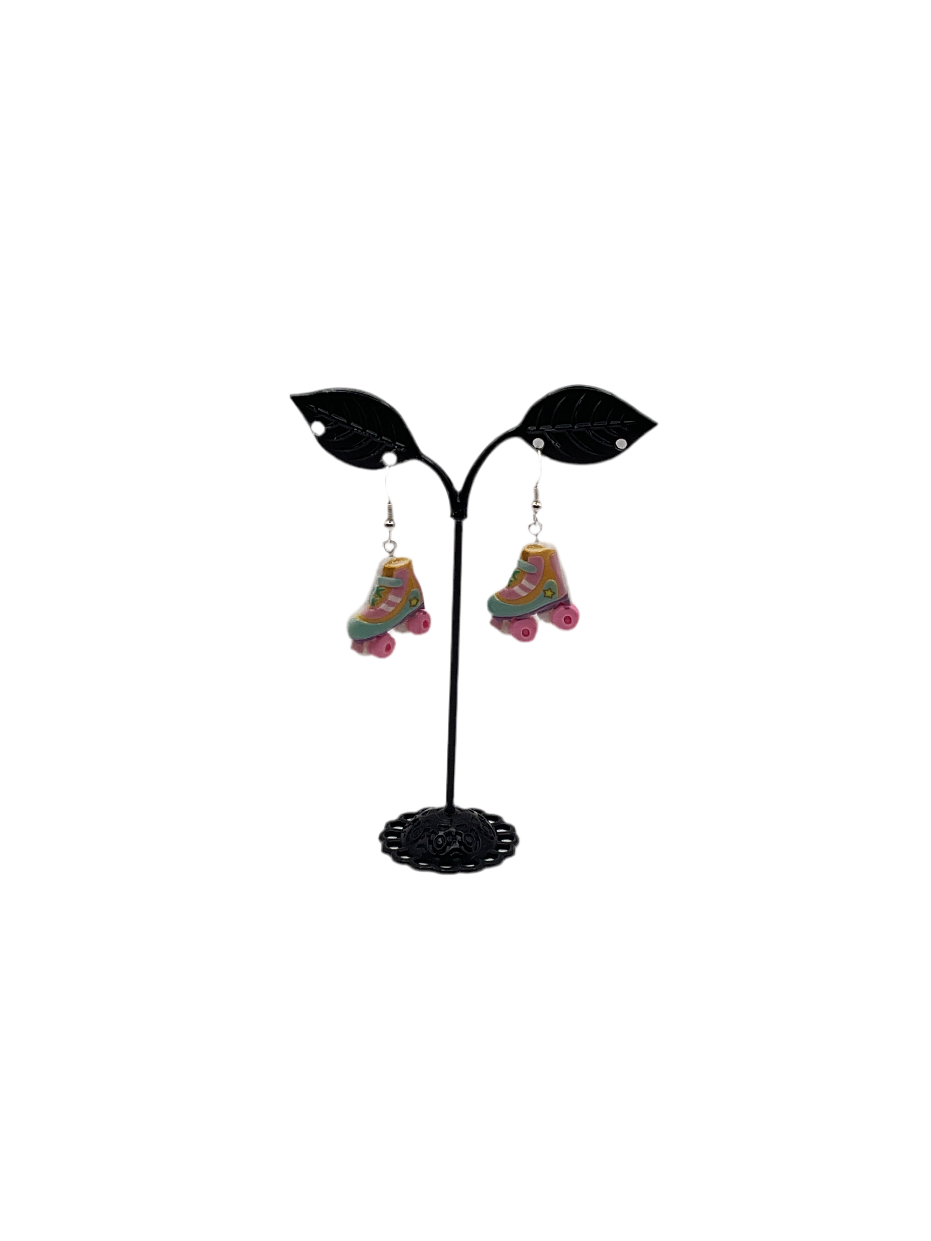 Roller skate earrings
