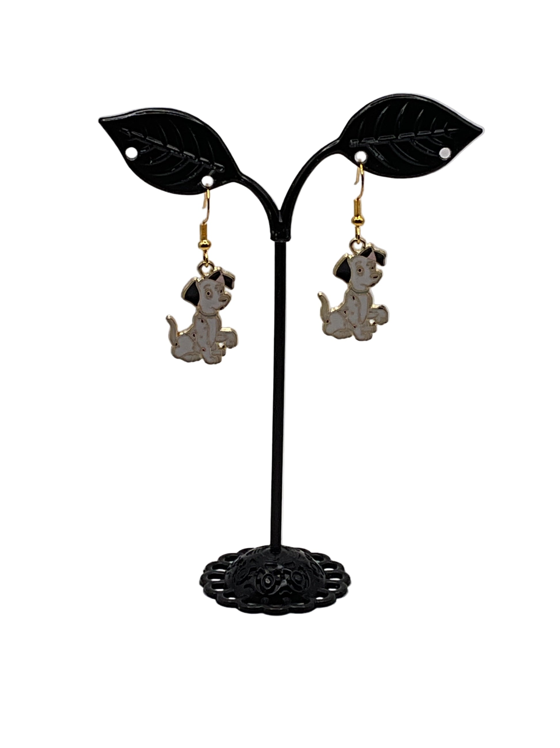 Dog earrings