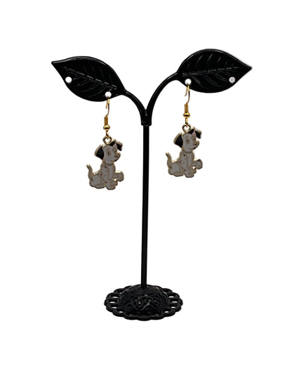 Dog earrings