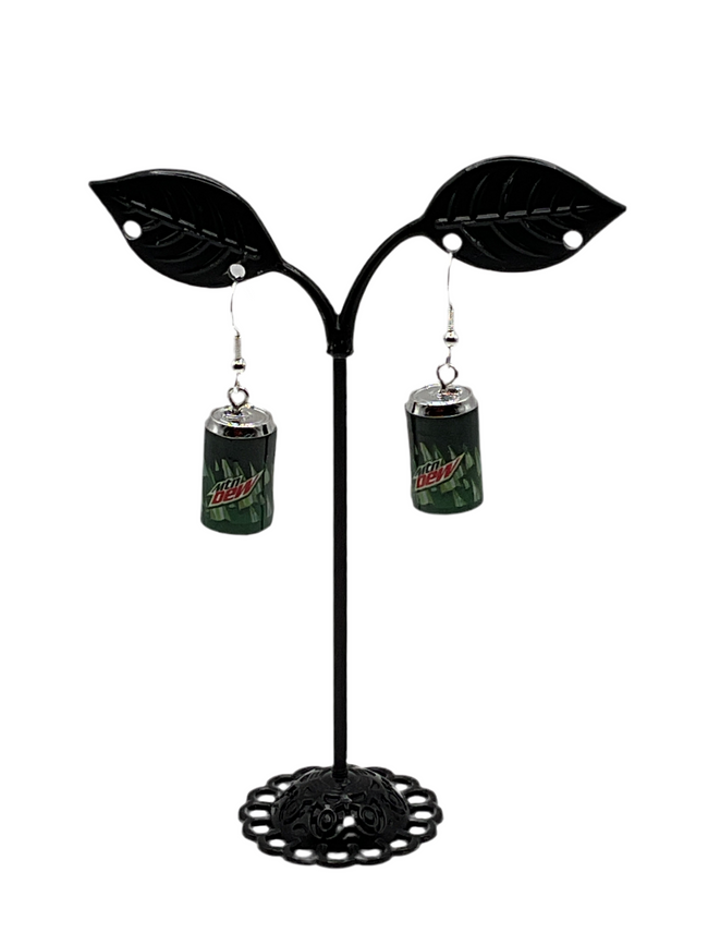Mountain Dew Can Earrings Hover Image