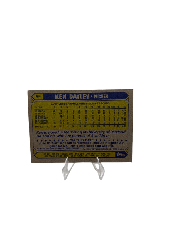 Topps Ken Dayley