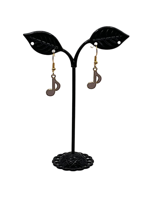 Musical instruments and note earrings