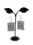 Sheet Music earrings