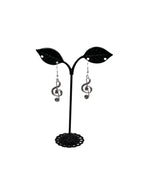 Music note earrings